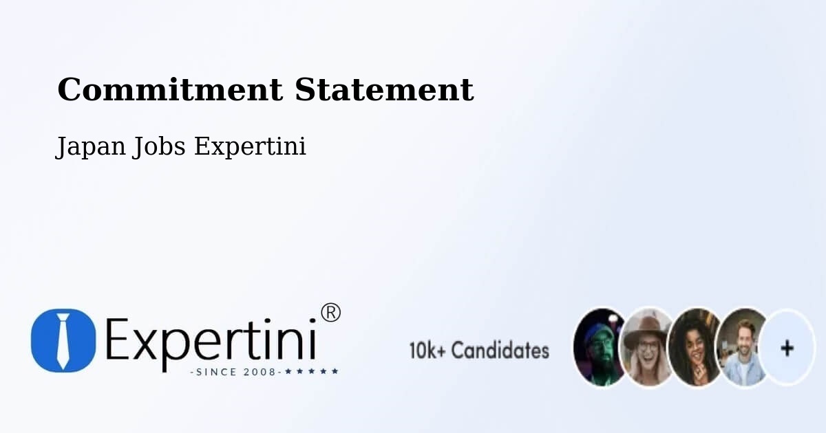 Corporate Commitment – Yuzawa Shi - Japan Jobs Expertini